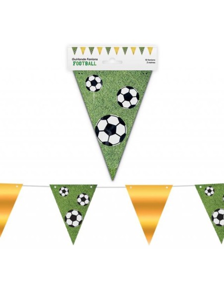 Guirlande fanions thème football 3m
