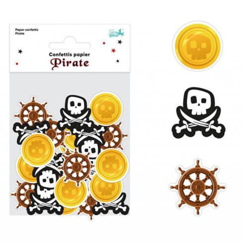 Confettis de table thème pirate