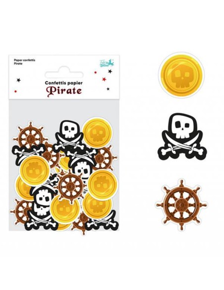 Confettis de table thème pirate