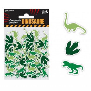 Confettis de table thème dinosaure