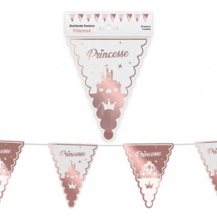 Guirlande fanions princesse 3m