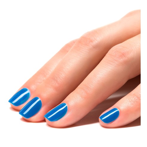 Vernis à ongles bleu