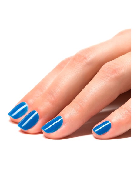 Vernis à ongles bleu