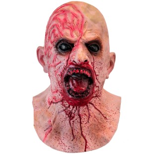 Masque tête de zombie latex intégral 2