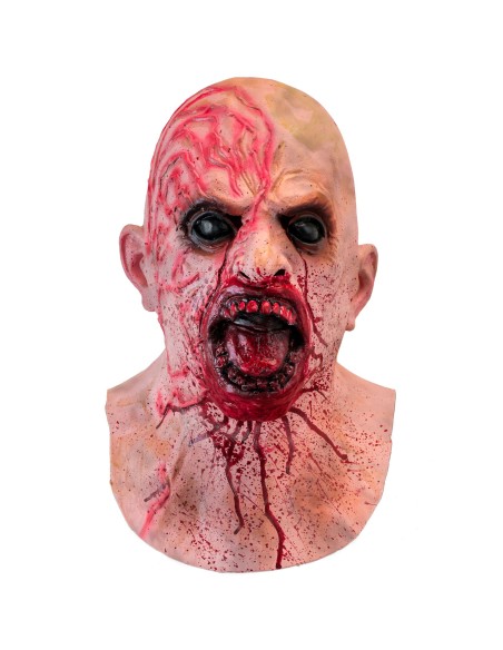 Masque tête de zombie latex intégral