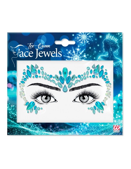 Strass visage maquillage reine des glaces