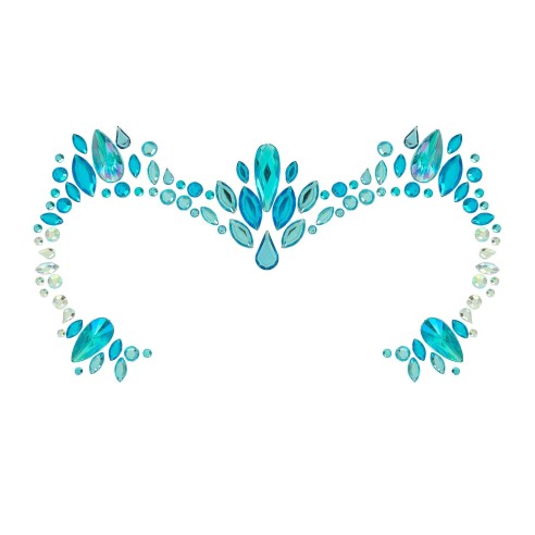Strass visage maquillage reine des glaces