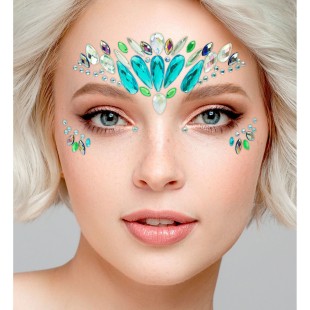 Strass visage brillant sirène 2