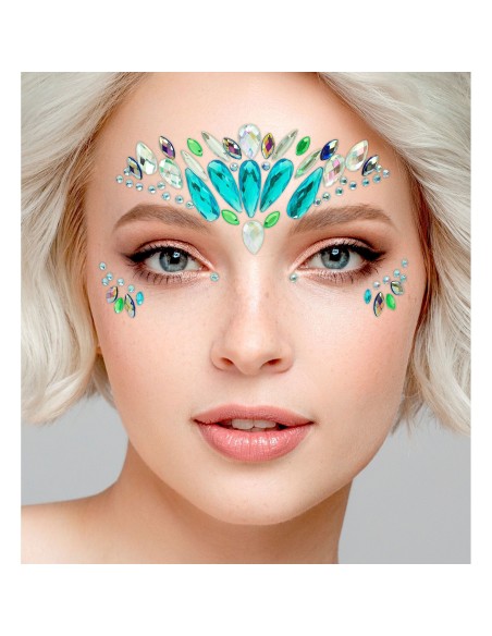Strass visage brillant sirène