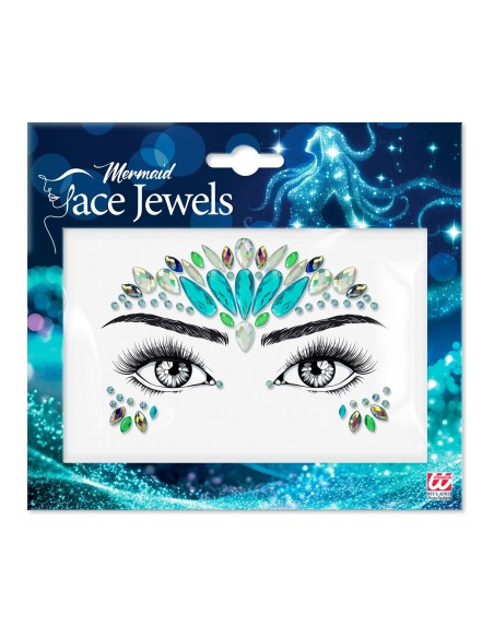 Strass visage brillant sirène