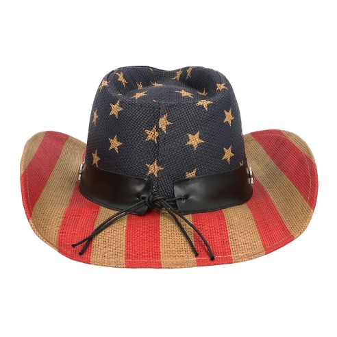 Chapeau cow-boy drapeau Etats-unis