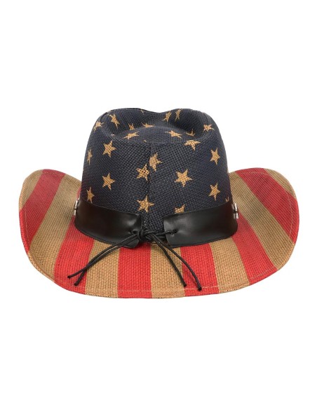 Chapeau cow-boy drapeau Etats-unis