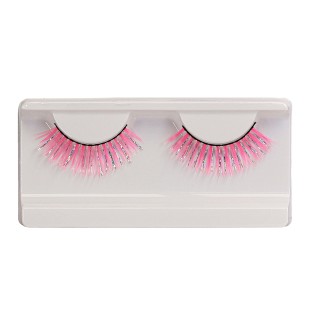 Faux cils roses hologramme