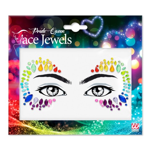 Strass multicolore reine de la pride