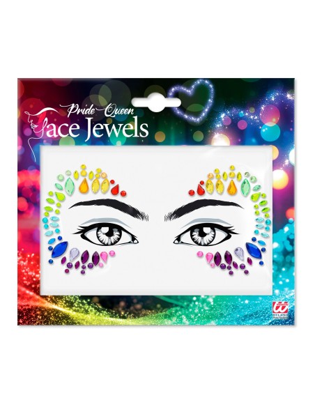 Strass multicolore reine de la pride