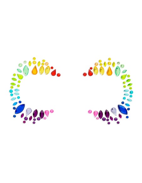 Strass multicolore reine de la pride