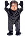 Mascotte singe noir adulte déguisement thème animal chez Festimania