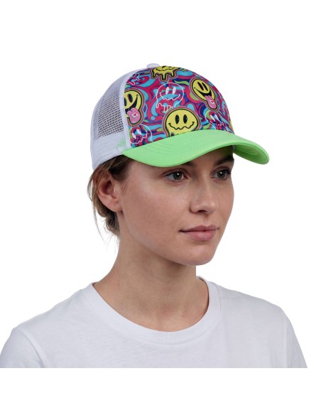 Casquette smiley acid