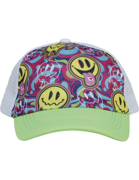 Casquette smiley acid