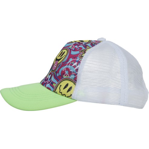 Casquette smiley acid