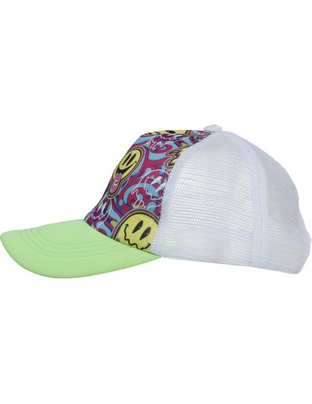 Casquette smiley acid