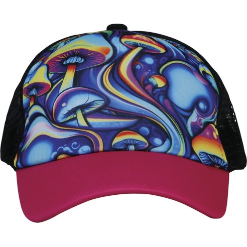 Casquette champignons psychédéliques