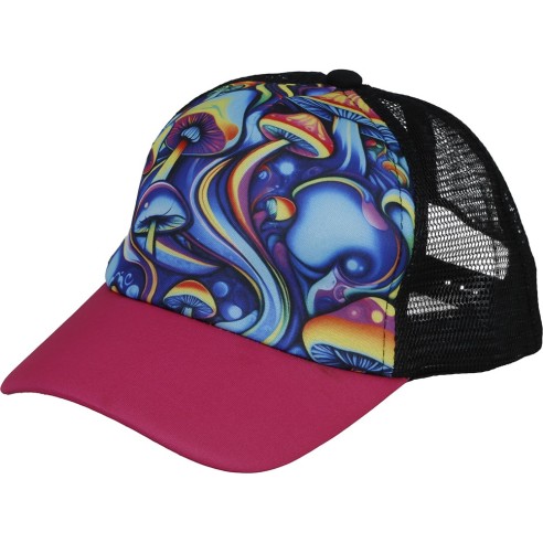 Casquette champignons psychédéliques