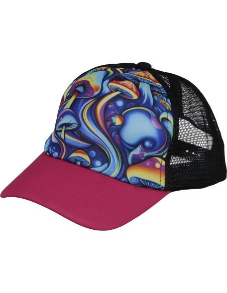 Casquette champignons psychédéliques