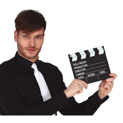 Clap de cinéma en bois