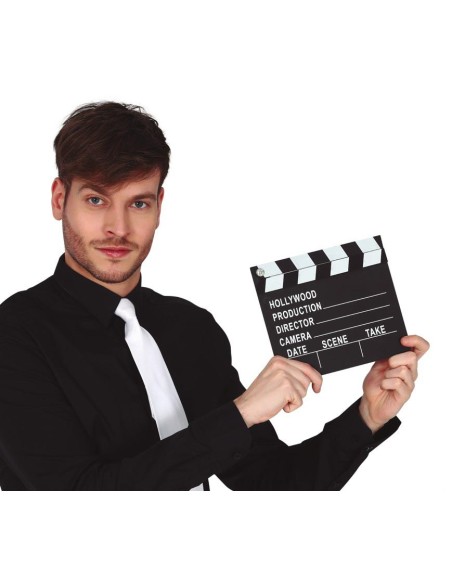 Clap de cinéma en bois