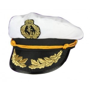 Casquette capitaine tissu