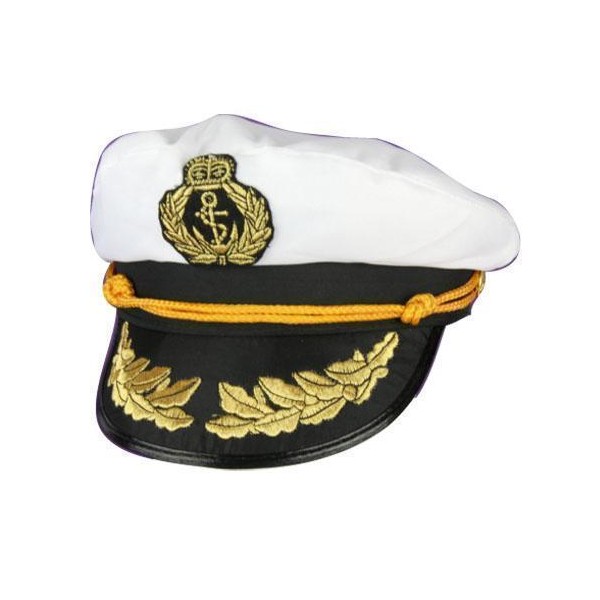 Casquette capitaine tissu