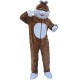 Déguisement peluche Lapin marron