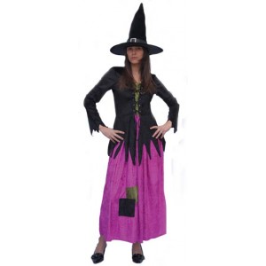 Location costume Sorcière Noire / Violet