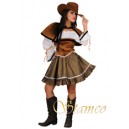 Location costume Cowgirl marron