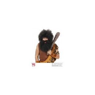 Moustache avec barbe primitif noire 2