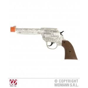 Pistolet cowboy argent