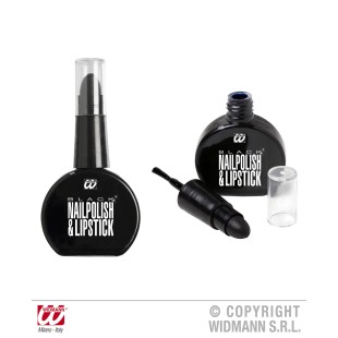 Vernis à ongle + rouge à lèvres noir 2