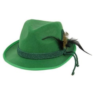 Chapeau tyrol feutre vert 2