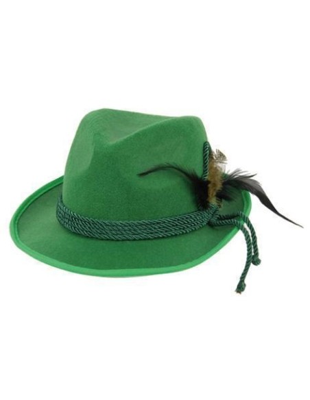 Chapeau tirol feutre vert
