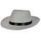 Chapeau borsalino blanc