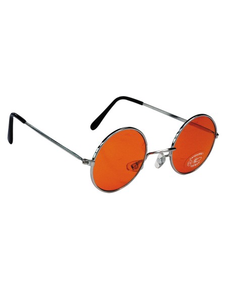 Lunettes hippy oranges