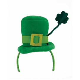 Serre tête mini chapeau St Patrick