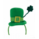 Serre tête mini chapeau St Patrick