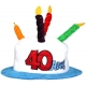 Chapeau anniversaire 40 ans