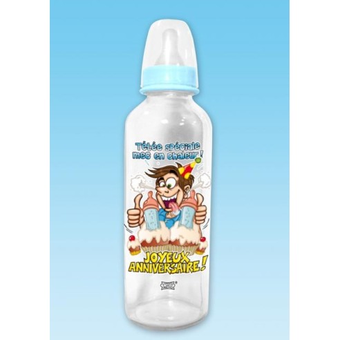 Biberon anniversaire homme