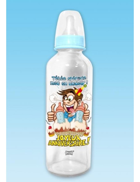 Biberon anniversaire homme