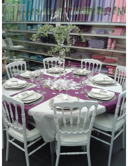 Chaise Napoléon blanche