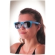 Lunettes fluo bleues