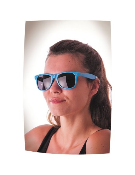 Lunettes fluo bleues